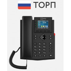 SIP телефон РТУ T13P RU, 4 линии, 2 порта 10/100, HD аудио, цветной дисплей 2,4”, порт для гарнитуры, PoE, 3 DSS клавиши, РЕЕСТР SIP телефон РТУ T13P RU, 4 линии, 2 порта 10/100, HD аудио, цветной дисплей 2,4”, порт для гарнитуры, PoE, 3 DSS клавиши, РЕЕСТР