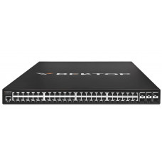 Коммутатор уровня 3 Vector VA2200-48P-6X, 48 портов 10/100/1000BaseT с PoE+, 6 портов 1/10GE SFP+ Коммутатор уровня 3 Vector VA2200-48P-6X, 48 портов 10/100/1000BaseT с PoE+, 6 портов 1/10GE SFP+