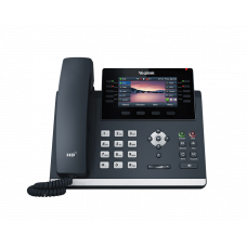 SIP телефон Yealink SIP-T46U, цветной экран, 2 порта USB, 16 аккаунтов, BLF, PoE, GigE, без БП