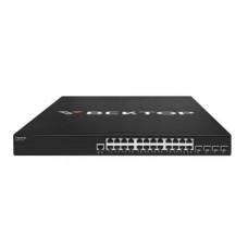 Коммутатор уровня 2 Vector VA1800-24T-4X, 24 порта 100/1000BaseT RJ45, 4 порта 1/10GE SFP+ Коммутатор уровня 2 Vector VA1800-24T-4X, 24 порта 100/1000BaseT RJ45, 4 порта 1/10GE SFP+