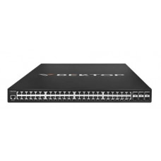 Коммутатор уровня 2 Vector VA1800-48P-6X, 48 портов 100/1000BaseT с POE+, 6 порта 1/10GE SFP+ Коммутатор уровня 2 Vector VA1800-48P-6X, 48 портов 100/1000BaseT с POE+, 6 порта 1/10GE SFP+