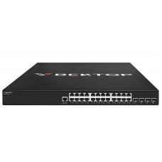 Коммутатор уровня 3 Vector VA2400-24P-4X, 24 порта 10/100/1000Base-T RJ45 с POE+, 4x1/10G SFP+, 2 БП Коммутатор уровня 3 Vector VA2400-24P-4X, 24 порта 10/100/1000Base-T RJ45 с POE+, 4x1/10G SFP+, 2 БП