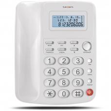 Проводной телефон teXet TX-250, белый